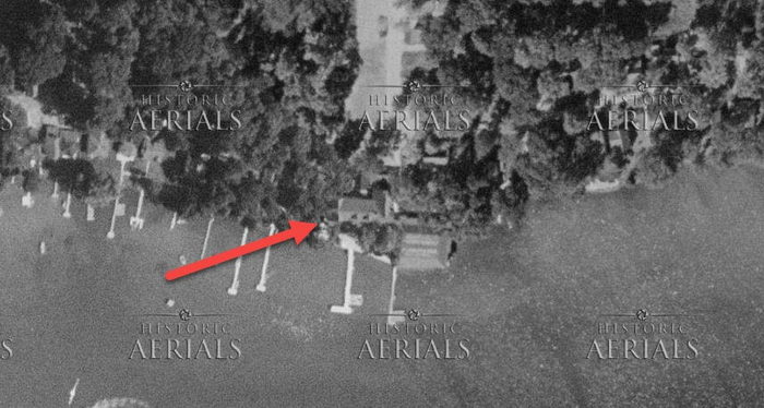 Pleasant View Hotel and Dance Pavillion - 1956 Aerial Of Pleasant View Hotel And Pavilion